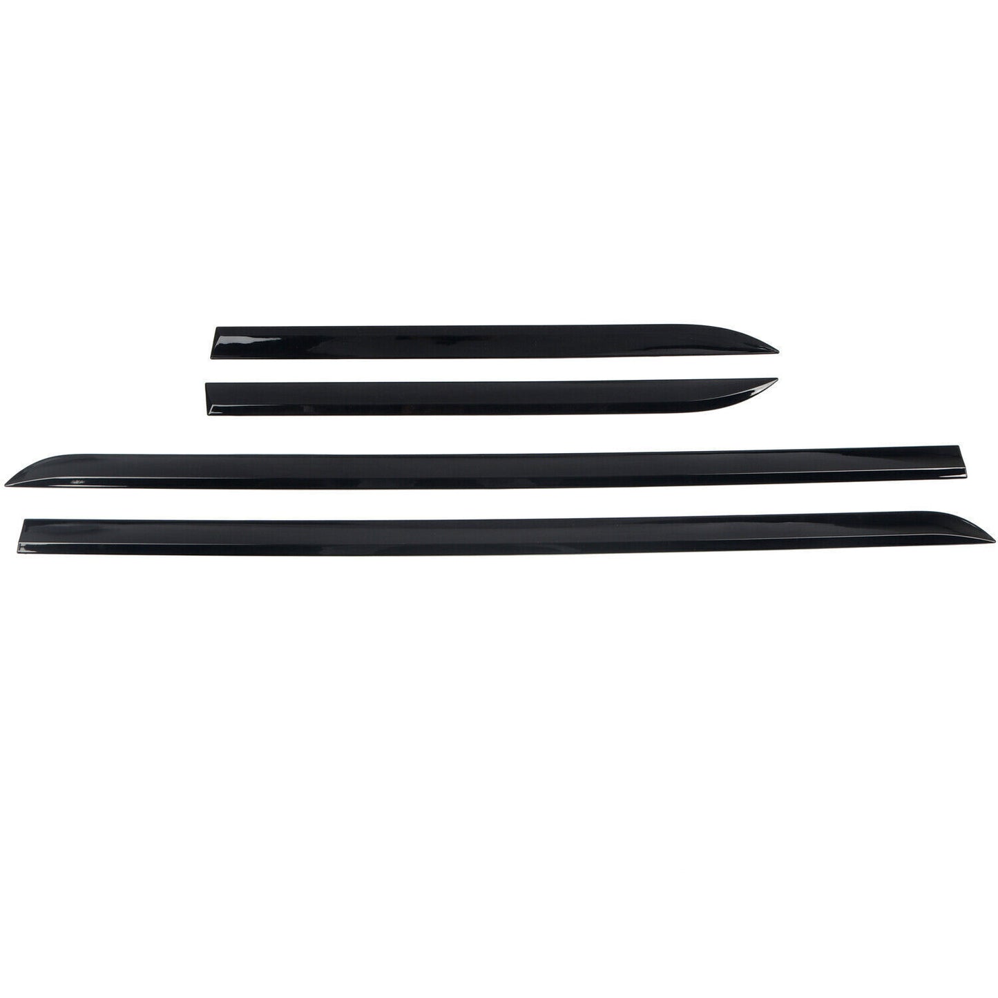 for Toyota RAV4 XA50 2019-2023 Black Car Door Body Side Molding Cover Strips 4P