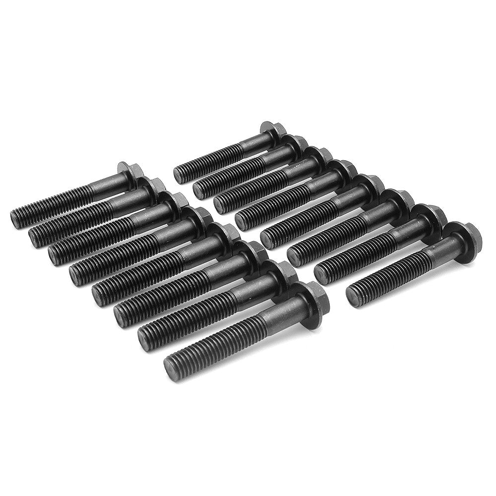 16x Exhaust Manifold Flange Bolt and Screw Kit for Ford F250 and F350 7.3L Diesel Engines