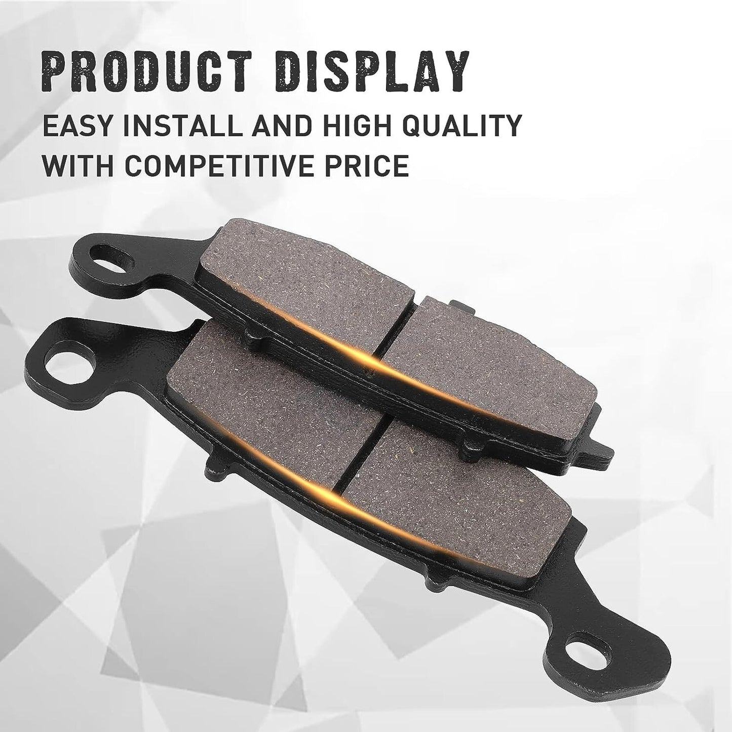 Front Rear Brake Pads for Kawasaki VN1600 Vulcan Classic 2001-2008,VN1700 Vulcan