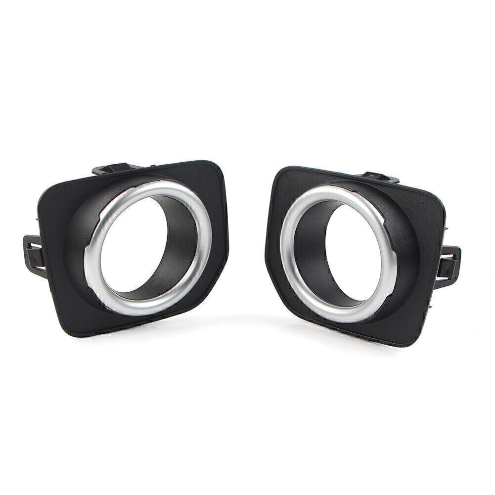 Pair Front Bumper Fog Lamp Cover Bezels Trim for Land Rover LR4 14-2016 LR051335