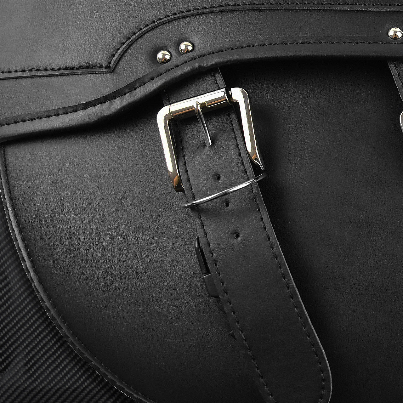 Motorcycle Saddle Bags PU Leather Luggage Tool Bags Fit for Harley Chopper XL883