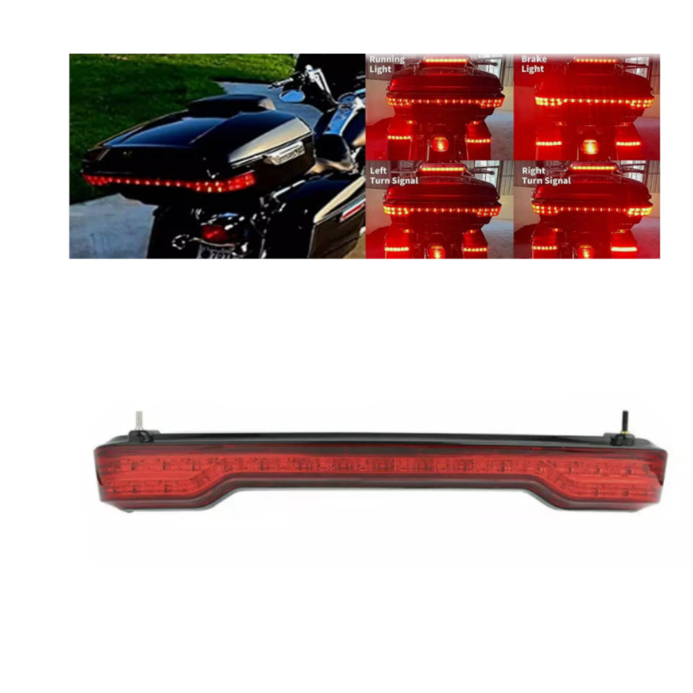 Trunk Red LED Brake Light Side Marker for Harley King Tour Pak 2014-2023 FLTRU