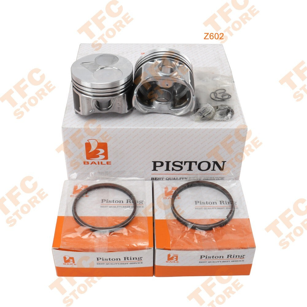 Z602 New 2 Sets Piston Ring For Kubota Z602 Engine New