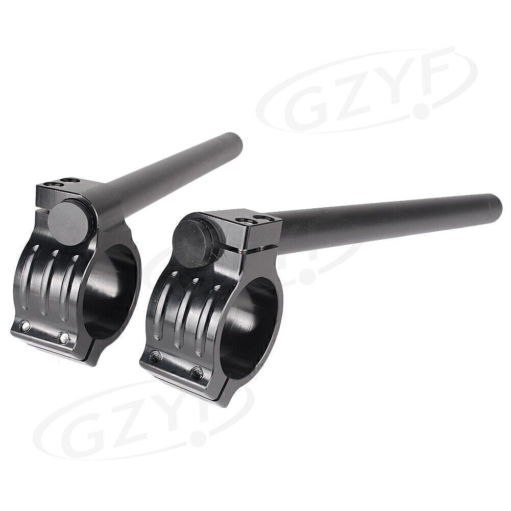For 41MM Motorcycle Fork Tube 22mm 7/8 Clips On Handle Bar w/Adjustable Clamps