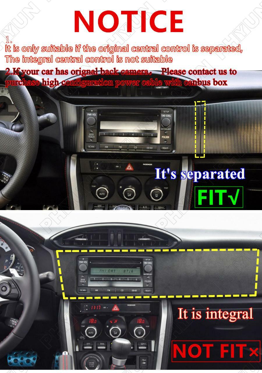32G Radio Stereo GPS Nav Head Unit w/Carplay for Subaru BRZ for Scion FRS for Toyota 86