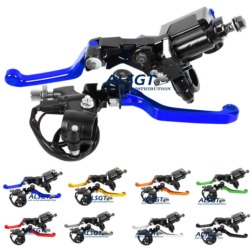 for Honda CRF250X CRF230F SL230 Red Brake Master Cylinder Reservoir Levers 7/8