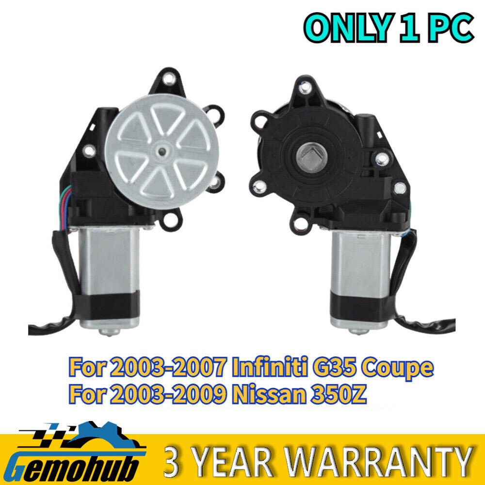 Power Window Lifter Regulator Motor Front Right For 2003-2007 for Infiniti G35 Coupe