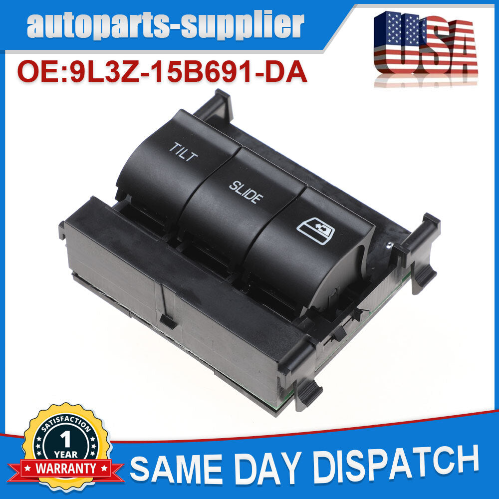 Overhead sunroof switch 9L3Z-15B691-DA suitable for 2009-2017 for Ford F-150, for Ford F250, F350