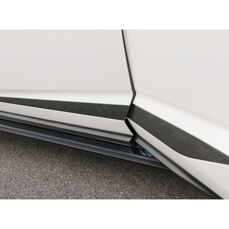 Carbon Fiber Steel Side Door Body Guard Molding Cover Trim for Lexus NX 2015-21
