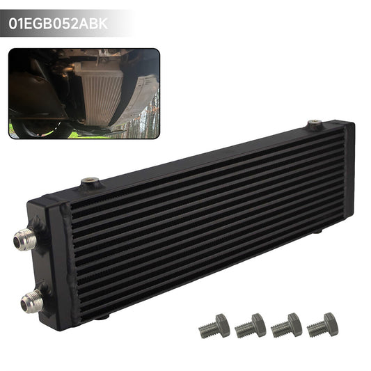 Universal Dual Pass Bar  Plate Oil Cooler 18.5x5.5x1.58 Core Large + Screws