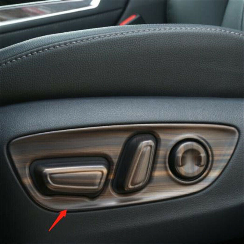 for Toyota for Sienna 21-24 Peach Wood Grain for Seat Button Switch Panel Cover Trim 2X