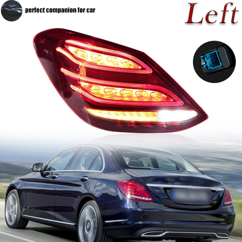 Left Side Tail Light Rear Brack Lamp for Mercedes-Benz C-class W205 2014-2018