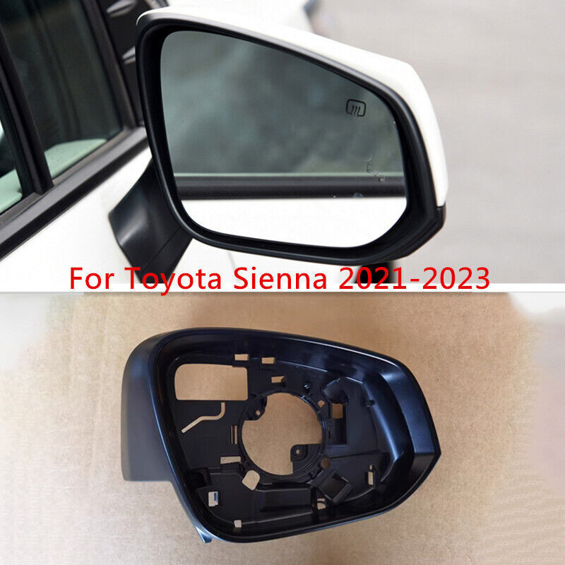 Right Side Rearview Door Mirror Cover Housing Fit for Toyota for Sienna 2021-2023