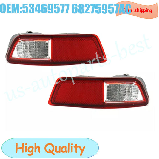 Car Rear Bumper Reflactor Light Brake Lamp Taillights for Jeep Cherokee 2019-21