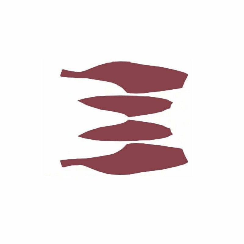 Burgundy Red Leather Inner Door Armrest Cover 4pcs for Toyota for Corolla 2020-2023