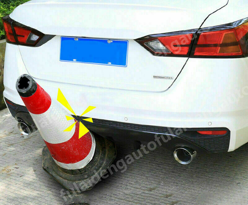 for Nissan Teana Altima 2019-2022Carbon Rear Bumper Diffuser Spoiler Refit Guard