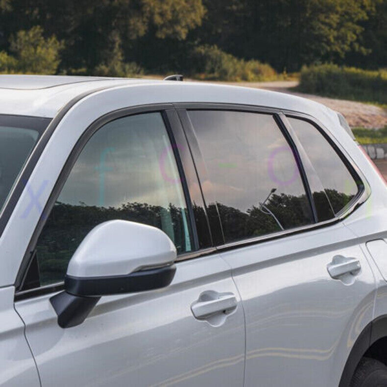 Glossy Black ABS Side Window Molding Frame Cover Trim for Honda CR-V 2023-2024