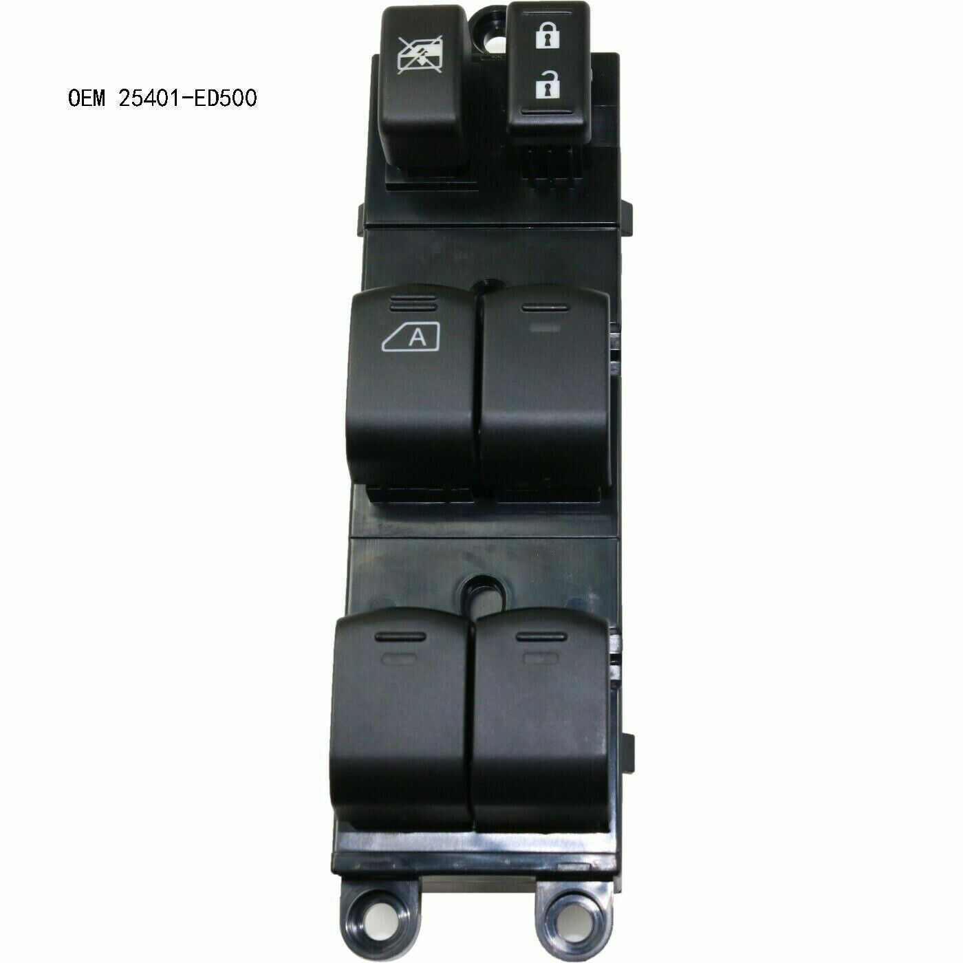for Nissan Versa 07-10 Power Window Motor Control Master Switch 25401-ED500 NEW