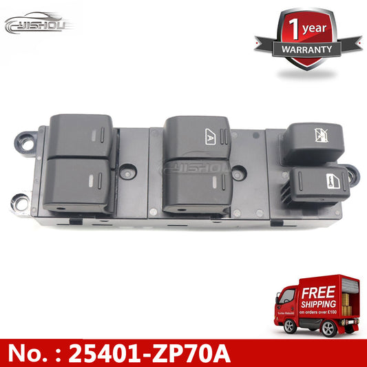 Main power window switch for Nissan Xterra Frontier front drive side left LH