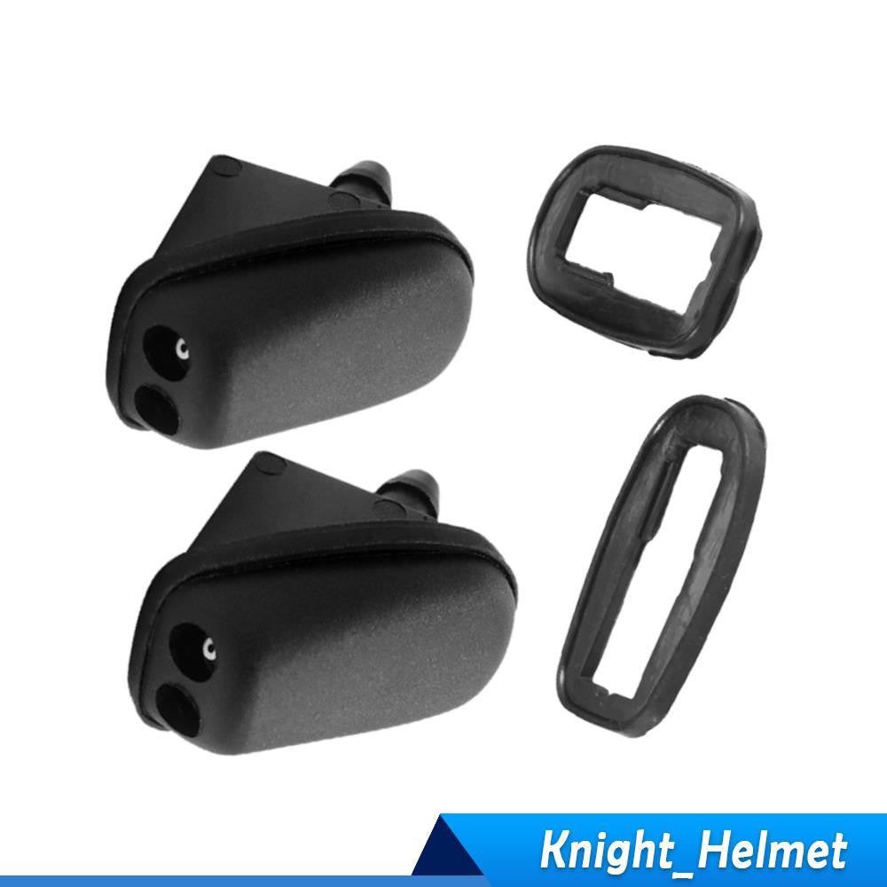 2Pcs For 2004-2011 Focus MK2 Front Windshield Washer Nozzle Black Replacement