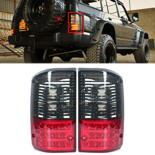 2Pcs Red Tail Light Rear Brake Lamp 1Pair for Nissan Patrol GQ Y60 GR 1987-1997
