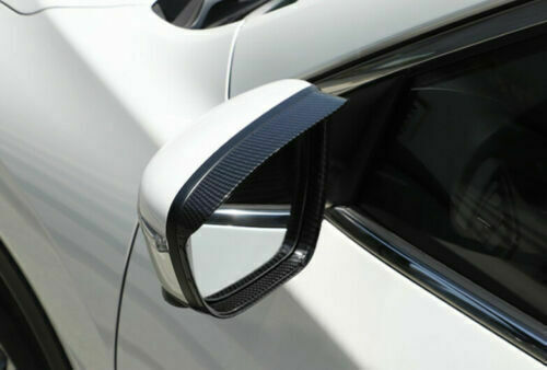 ABS Carbon Fiber Rear View Side Mirror Frame Cover Trim for Nissan Rogue 2014-20