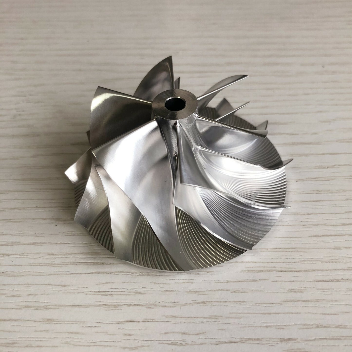 CT26 53.11/70.98 mm 6+6 high-performance blade billet compressor wheel