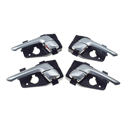 for Kia Picanto 2011-2016 Set of 4 Interior Door Handles Silver FL RL RR NEW