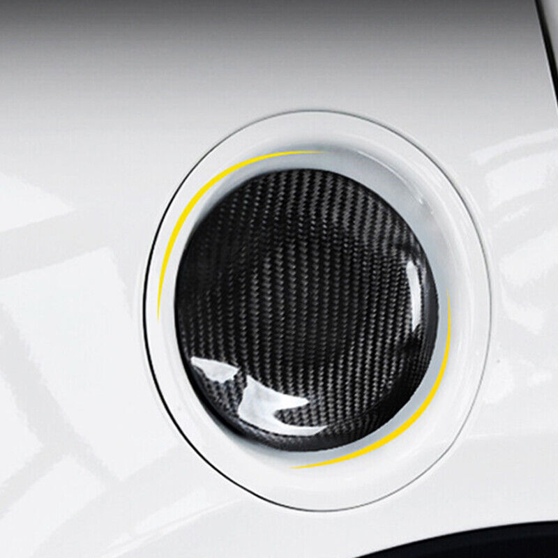 Carbon Fiber Door Gas Cap Fuel Filler Tank Cover for BMW for Mini Cooper F55 F56 F57