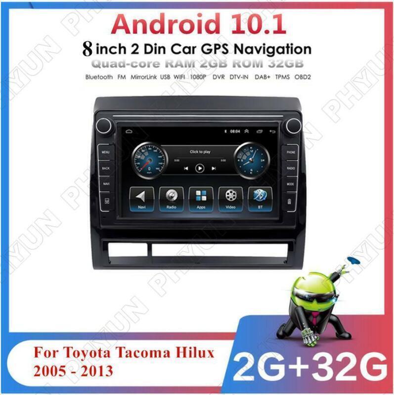 Stereo Player Android 10.1 GPS Navi Radio FM Fit for Toyota Tacoma Hilux 2005-13