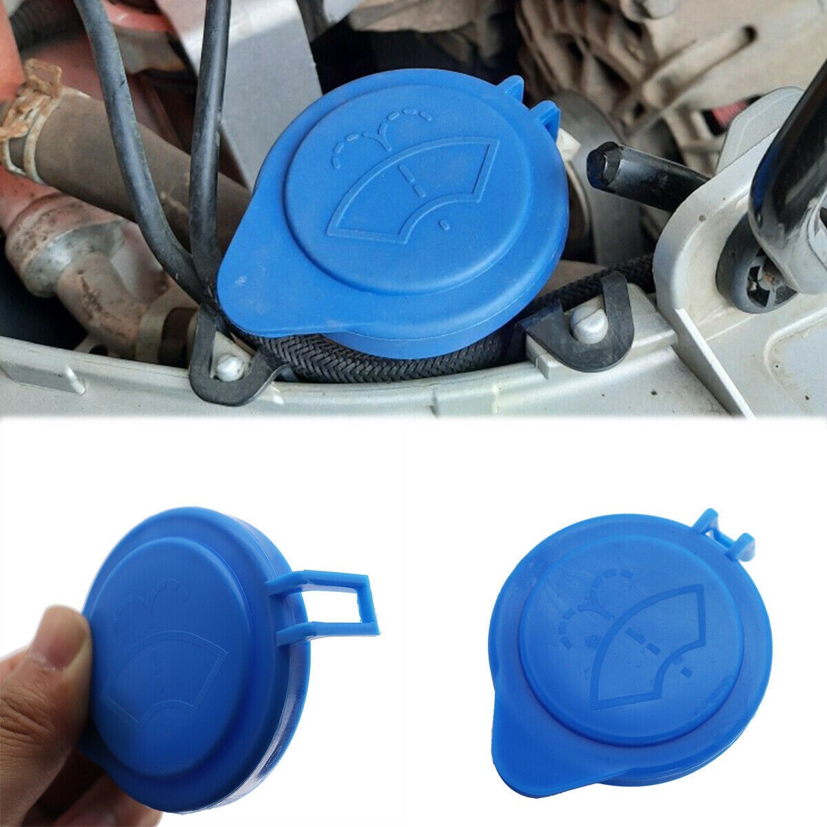 Windshield Washer Fluid Reservoir Cap Tank for Ford Focus 11-15 Blue 1708196