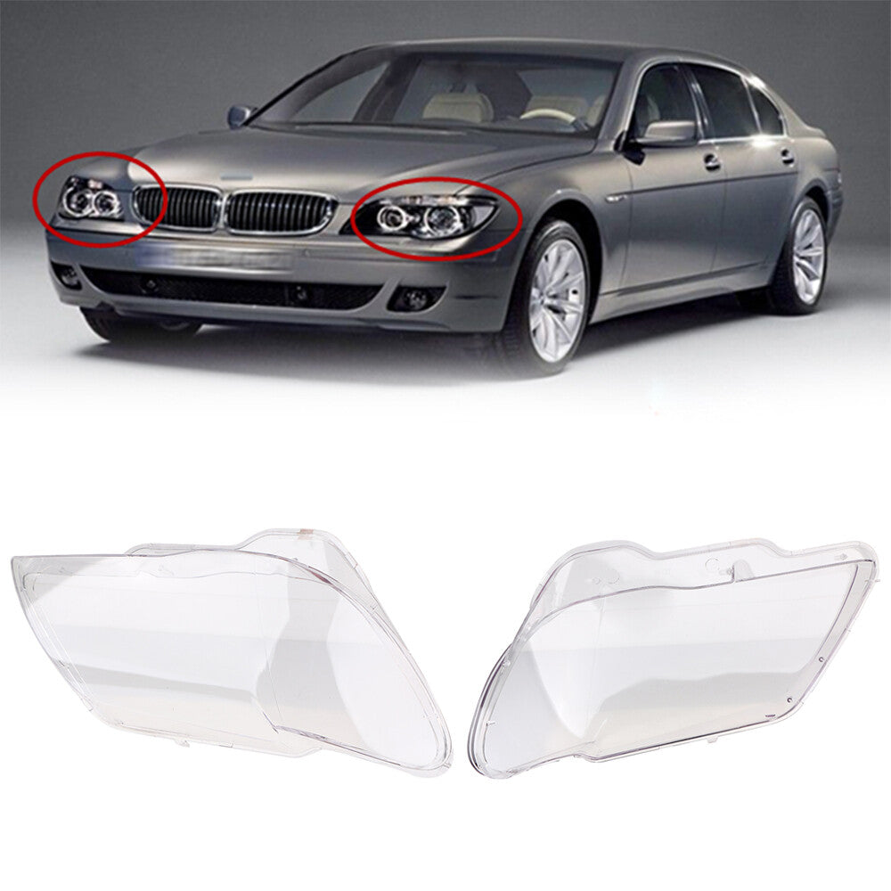 LR headlight lens cover for BMW 7 E65 E66 LCI 05-08 4769886123