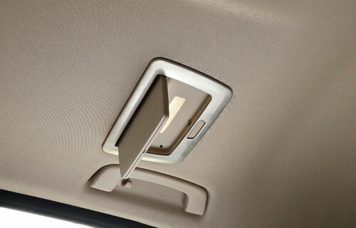 for BMW 3 4 Series GT 2013-2019 2PCS Cover Trim ABS Silver Rear Makeup Mirror