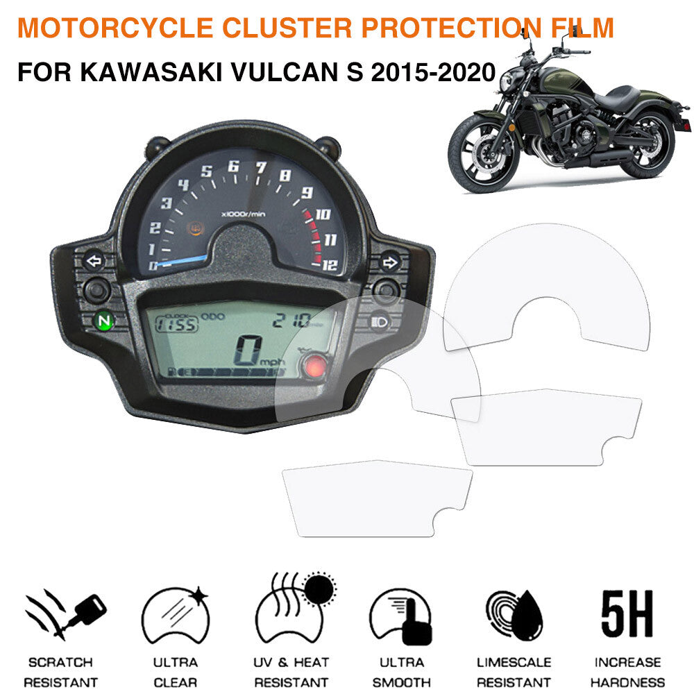 for Kawasaki Vulcan s 15-20 Instrument Scratch Film Speedometer Screen Protector