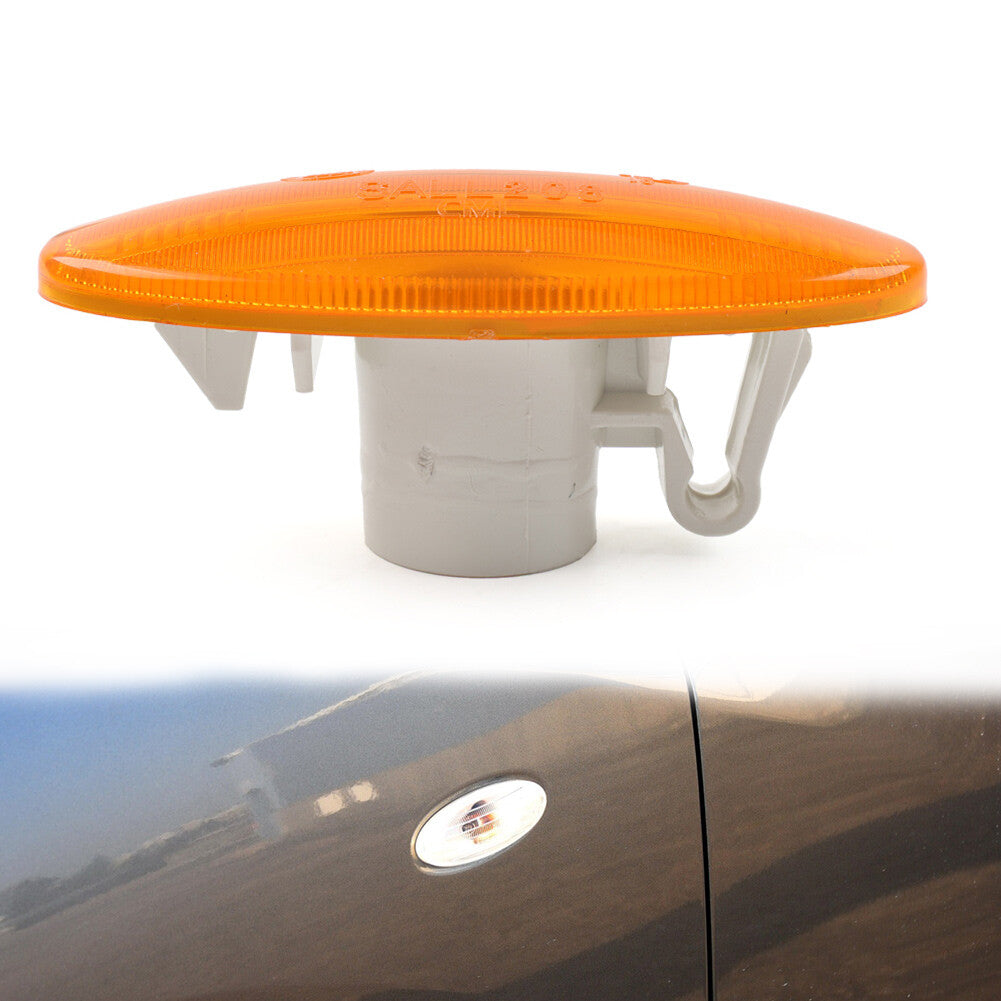 Side Turn Signal Lamp Fender Marker Light Housing for Nissan Cube Dualis Yellow