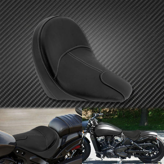 Black Front Driver Solo for Seat Pillion Pad Fit For Indian Scout Sixty 2015-2020