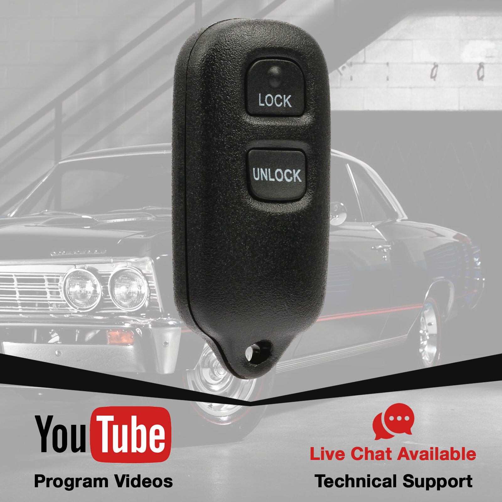 2. Remote control keychain suitable for 1999, 2000, 2001, 2002, 2003, and 2004 for Toyota Tacoma BAB237131-056