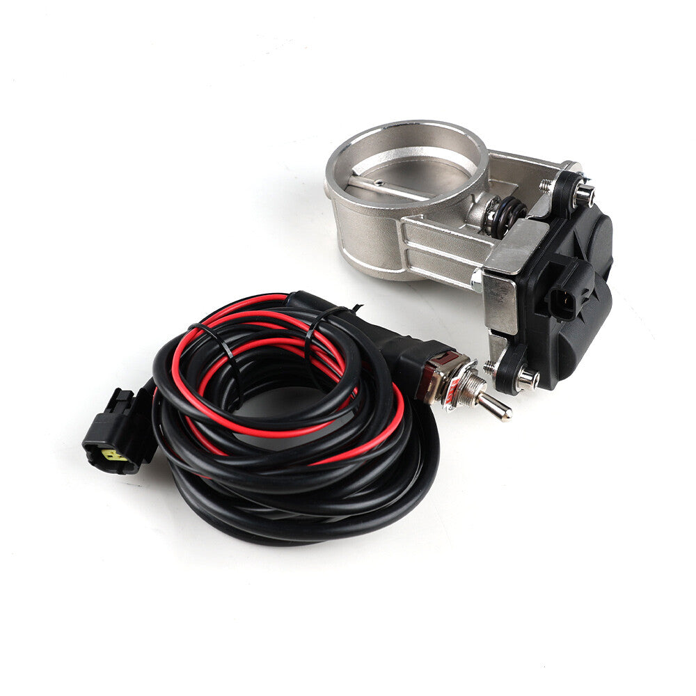 2.5in Electric Exhaust Control Valve Low Pressure For Exhaust Catback Downpipe