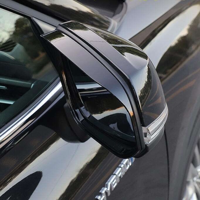 for Toyota Grand Highlander 24-25 Bright Black Mirror Rain Eyebrow Cover Trim 2X