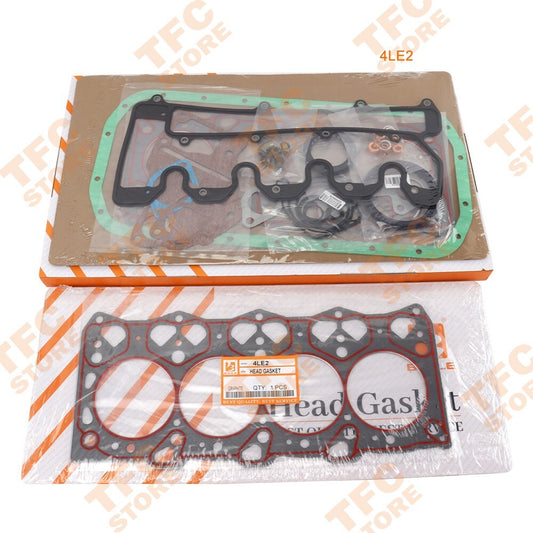 Full Gasket Kit with Head Gasket for Isuzu 4LE2 Engine New