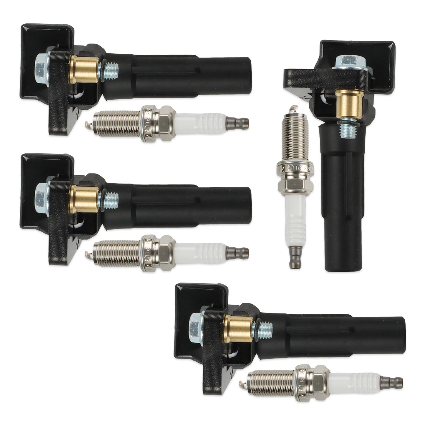 4 Ignition Coils+ 4 Iridium Spark Plugs For 2011-18 for Subaru WRX Forester UF665