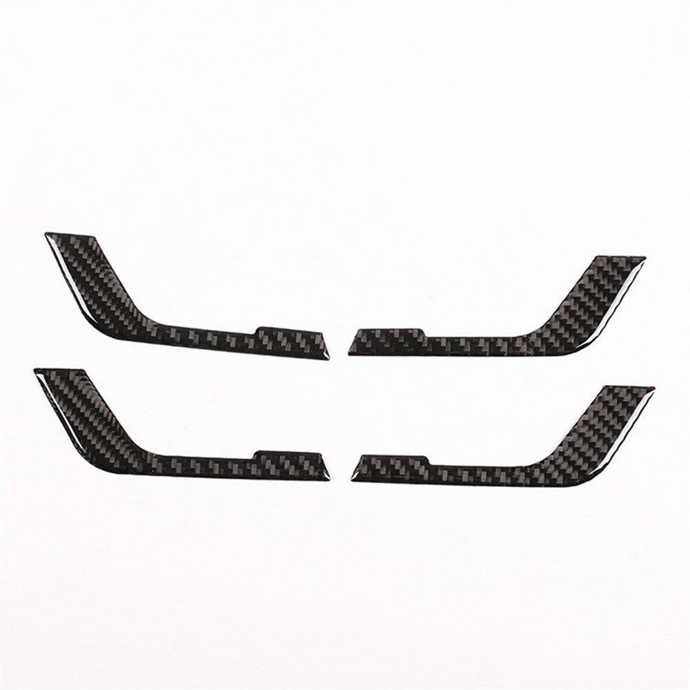 Carbon Fiber Interior Door Handle Panel Decor Trim for T@yota Highlander 2009-13