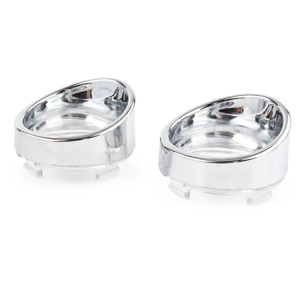 Fit for Harley Dyna FXD Softail FLST FXST Plastic Turn Signal Light Lens White