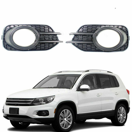 Pair fog lamp light grill bezel for VW for Tiguan 2012 2013 2014 2017