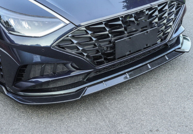 for Hyundai Sonata 20-2023 Style Carbon Fiber Front Bumper Lip Spoiler Splitter