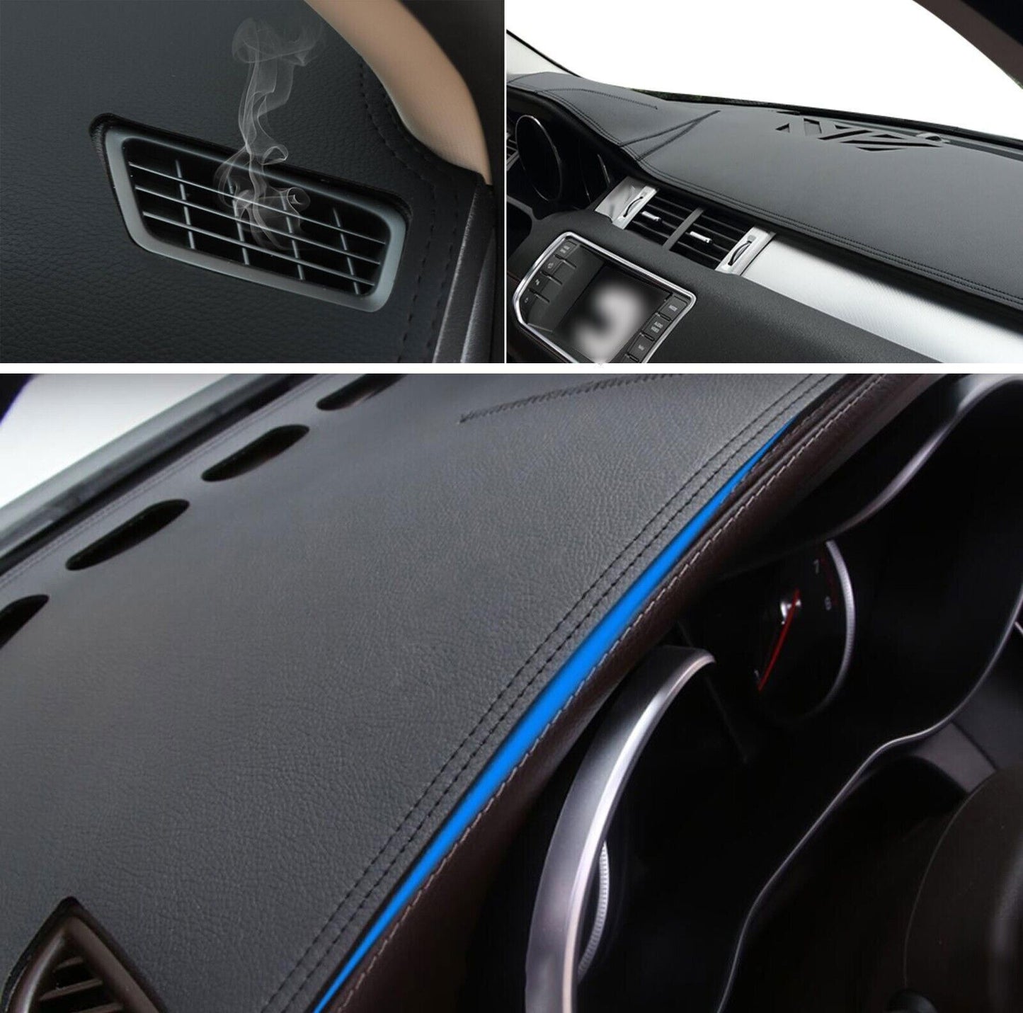 1X PU leather Dashboard Dash Mat Non-slip DashMat Sun Shade Pad For Giulia 16-24