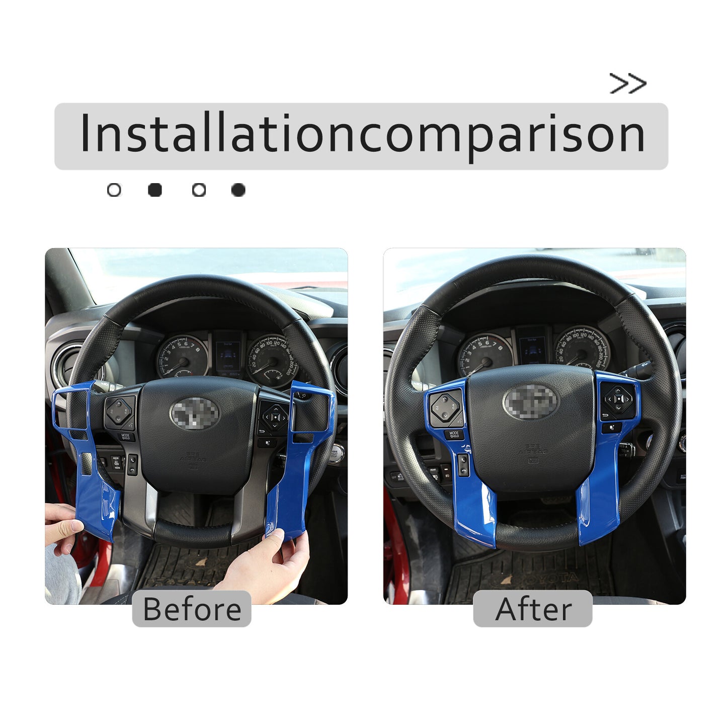 3-Piece Orange Alloy Scraper Ring Knife Cap Decoration for Corvette C7 2014-2019