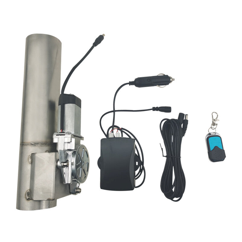 2.5 Exhaust Electric I Pipe Straight Control Valve Motor with Remote Stainless