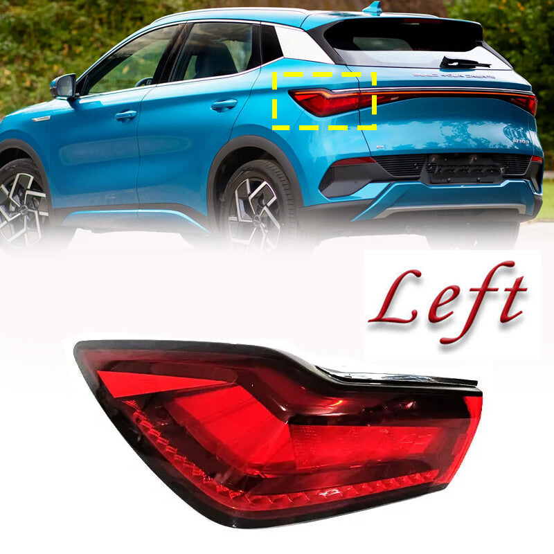 Left rear LED taillight exterior accessory for BYD ATTO 3 Yuan Plus 2022 2023