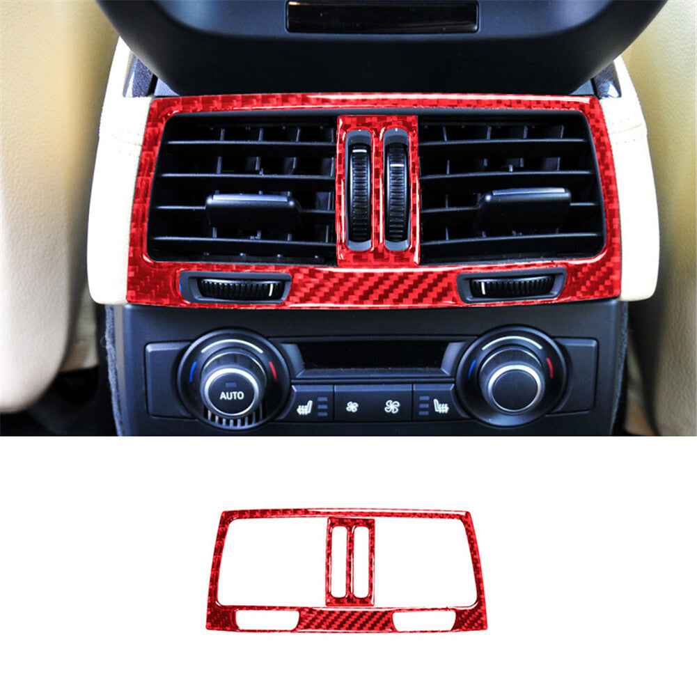 Red air outlet frame of the rear air conditioner for BMW X5 E70 X6 E71 2008-2013 A